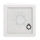 ELSO 233914 rocker switch 50x50 tactile symbol light pure white