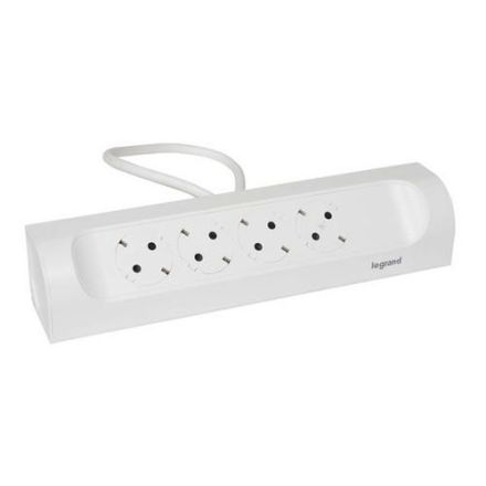 Legrand 694501 corner 4xSD 1 mtr.cable ultra white power strip