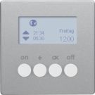 BERKER 85745224 KNX-RF timer quicklink Q.1/Q.3 | with display | aluminum velvet