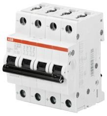 ABB Stotz-Kontakt S204M-K8UC, circuit breaker K-Char., 10 kA, 8 A, 4P, 2CDS274061R0407