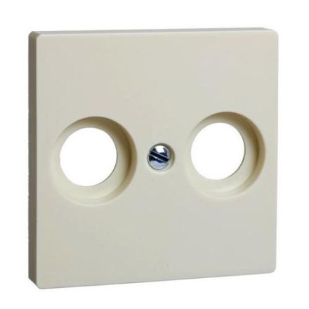 ELSO 266020 central plate antenna socket 2-hole JOY pearl white