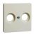 ELSO 266020 central plate antenna socket 2-hole JOY pearl white