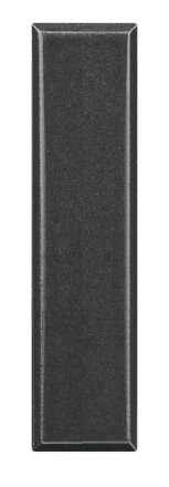 Bticino HS4949 blank cover 1/2 module, (black)
