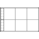 Ritto 1556770 housing 6-way + 8 module slots, surface-mounted, white