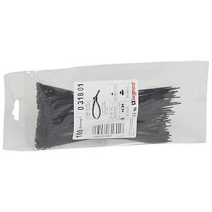 Legrand 031801 cable ties 2, 4 x 140mm UV-BES, (black)