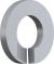 Reisser 000127V038-100000S-1 DIN 127 spring washers, form B, B 10, stainless steel A2, pickled, passivated, packed 100 a