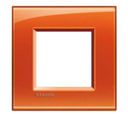 Bticino LNA4802OD Light frame ORANGE 2-module, (orange)