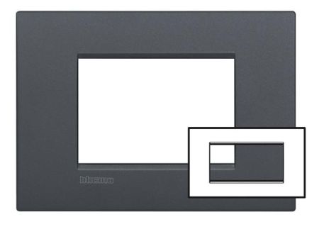 Bticino LNC4804AR LL-AIR frame 4-MOD, (anthracite)