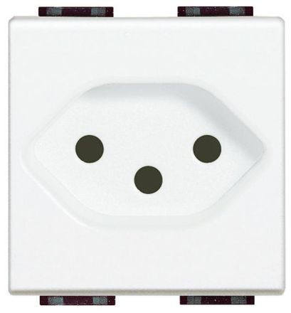 Bticino N4164/13 Ll Socket Switzerland White