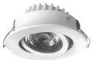 Megaman Dim. RICO HR IP44 36° WH 9W 700lm 928 LED recessed ceiling spotlight
