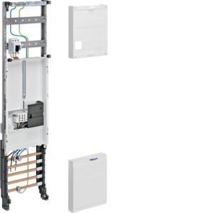 Hager ZH34C7N complete panel Mainova 1Z 1-field 3-pu. 5-pin