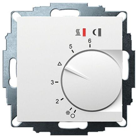 Eberle 547816154202 UTE 2800-F-RAL9016-M-55 flush-mounted floor thermostat