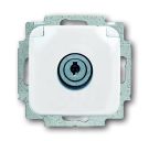 Busch-Jaeger 20 EUKSL-214-101 SCHUKO® socket insert, with hinged lid and lock alpine white