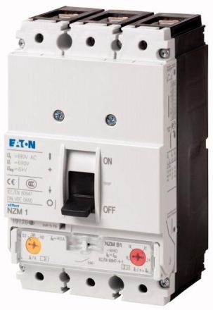 Eaton NZMH1-M100 circuit breaker, 3p, 100A, motor protection, 115454