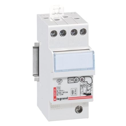 Legrand 003951 Surge Arrester SPD T2 12kA 1+1 NL ICC6kA 2M