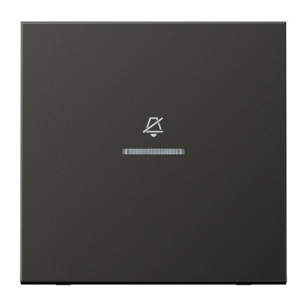 Jung ALRUKO5DAN hotel rocker, indoor unit, Do not disturb symbol, LS series, anthracite (painted aluminum)