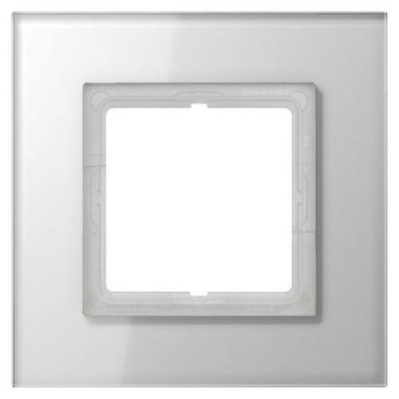 Jung LSP981GLWW glass frame 1-way, vertical and horizontal mounting, glass, LS PLUS, alpine white