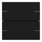GIRA 5752005 rocker set for push button sensor 4 System 55 | 2-way | matt black