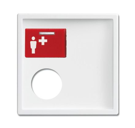 Busch-Jaeger 2548-071 E-84 central plate studio white