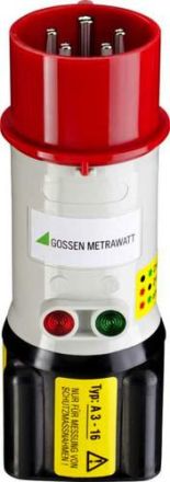 Gossen Metrawatt GTZ3602000R0001 A3-16 5-pin three-phase adapter