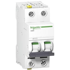Schneider Electric A9F07263 IC60H 2-pole C63A circuit breaker