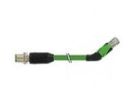 Murrelektronik 7000-44741-7960500 M12/RJ45 PUR 2x2x0.34 shielded green 5m connection cable Ethernet