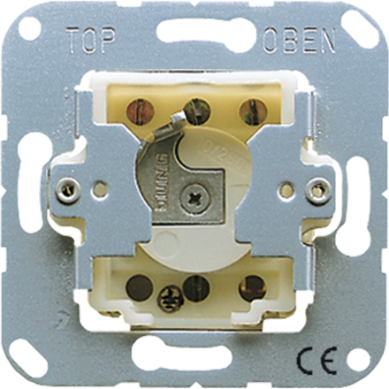 Jung CD133.18WU key switch with dismantling protection, button (changeover), 1-pole, 10 A 250 V ~