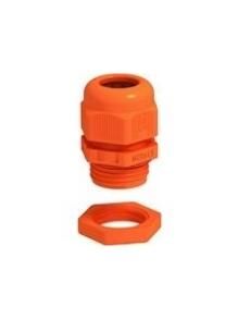 OBO Bettermann V-TEC VM32+ OR pastel orange cable gland with lock nut, 7205666
