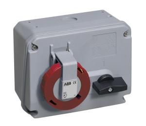 ABB Stotz-Kontakt 432MHS6 , Switchable wall socket, 32 A 6h, IP44, 3P+N+E , 2CMA167686R1000