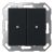 GIRA 5173005 KNX push button sensor System 55 | 2-way | matt black