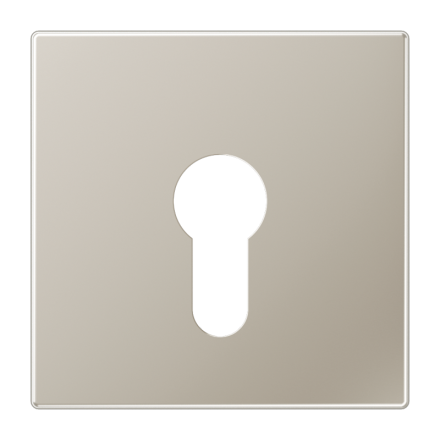 Jung ES2925 cover for key switch without dismantling protection, LS series, stainless steel