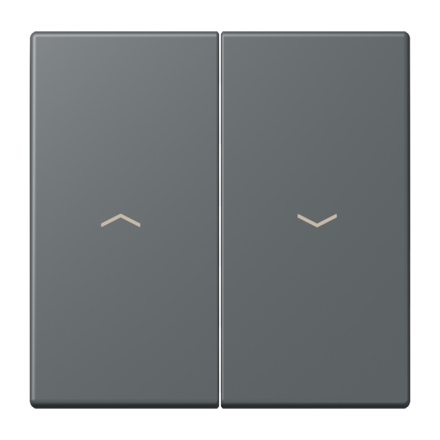 Jung LC995P202 rocker switch 2-way, with arrow symbols, LS series, gris foncé 31 ( LC320 )