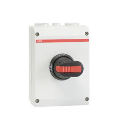 ABB Stotz-Kontakt OTP25T6M, safety switch 6-pole 15 kW 400V with black handle, 1SCA022401R1810