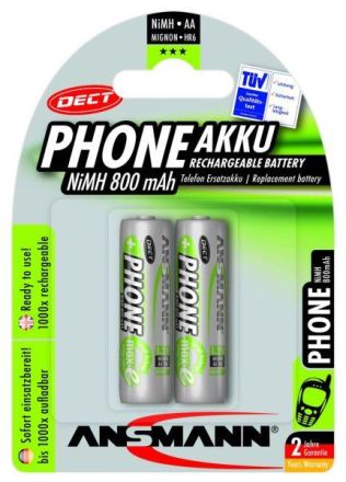 Hückmann 119585 Dect Mignon AA (PK=2pcs.) battery