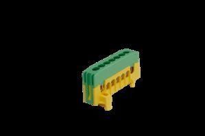 Pollmann 2020267 PE7-F2 green finger-safe protective conductor terminal