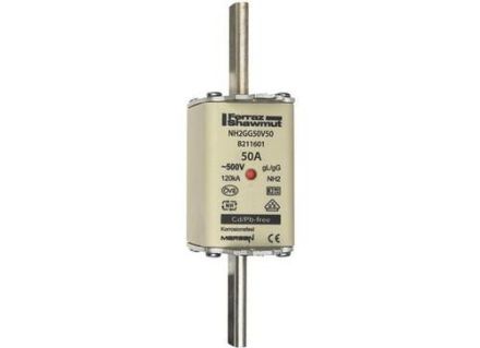 Mersen 1B251.000000 1B251. Gr.2 50A ~500V gG sfue NH fuse link