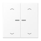 JUNG BTLS17102PWWM described. Push button sensor JUNG HOME LS series | 2-way, arrows | snow white matt