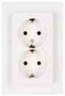 Kopp 950029005 KiSi HK07 pure white 2-way socket