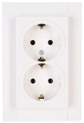 Kopp 950029005 KiSi HK07 pure white 2-way socket