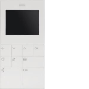 Elcom 1835103 BVF-510WS white hands-free 2-wire video intercom
