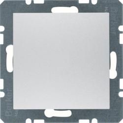 Berker 10091404 Blind cover with central piece aluminum, matt Berker B.7