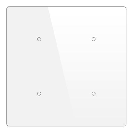 BESKNX PL114100 KNX push button sensor Cubik-SQ basic | 4-way | white