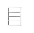 Siedle KR 613-4 W combination frame in white