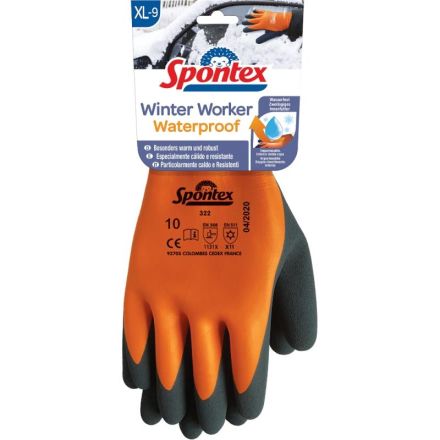 SPONTEX 12322089 Spon.Winter Worker Water-proof size. 9