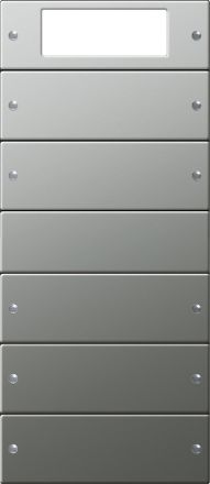 GIRA 2145601 TS3 rocker set System 55 | 5-way (2+3), Plus | stainless steel