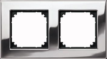 MERTEN 475239 metal frame 2-way chrome