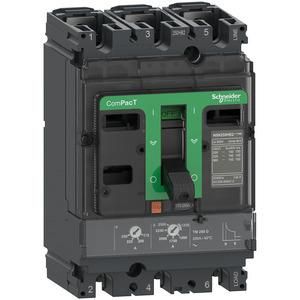 Schneider Electric C25V3TM125 ComPacT NSX250HB1 with TM125D 3P3D 125A 7 molded case circuit breaker