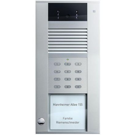 TCS AVD97010-0010 IP ASD 1 button 1 row AP silver video outdoor station