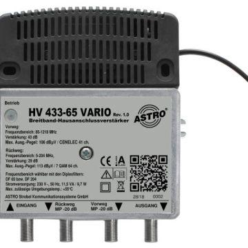 ASTRO Strobel 00217465 HV 433-65 Vario house connection amplifier