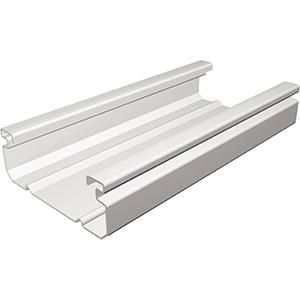 CABLOFIL 637840 PVC cable tray unperforated PVC 3000X300X75 , (stone grey)